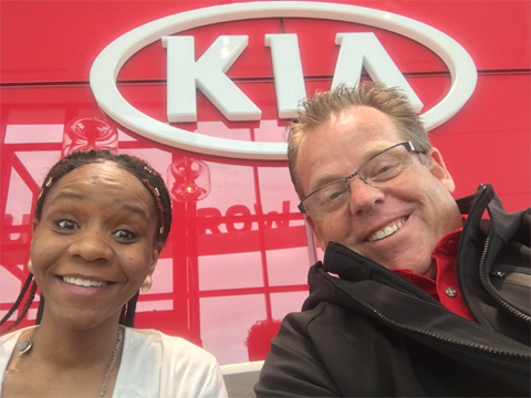 Lavora and Michael at KIA