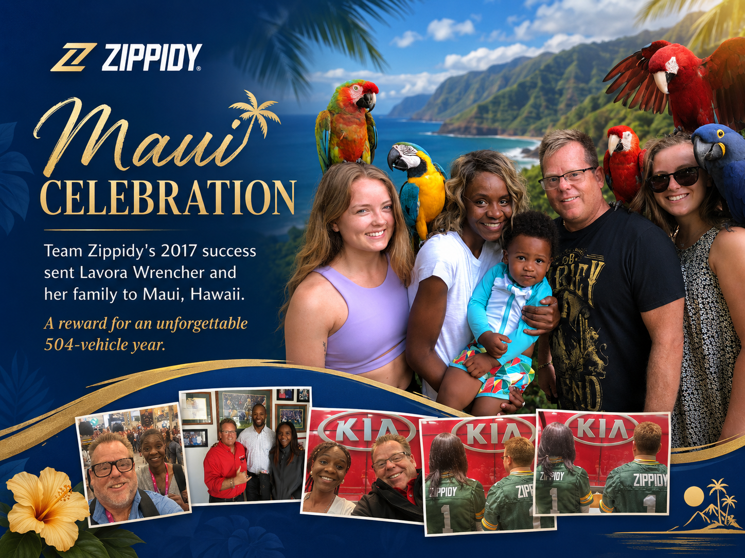 Lavora Wrencher Maui Hawaii celebration graphic