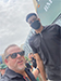 Michael Duda with Giannis Antetokounmpo former NBA basketball Milwaukee Bucks Star Player during Milwaukee Championship Parade