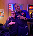 Michael Duda with Latrell Sprewell  former NBA basketball forward with Golden State Warriors, New York Knicks and Minnesota Timberwolves
